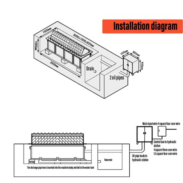 3.7KW K12 Hydraulic Road Blocker System IP68 Automatic Road Blocker
