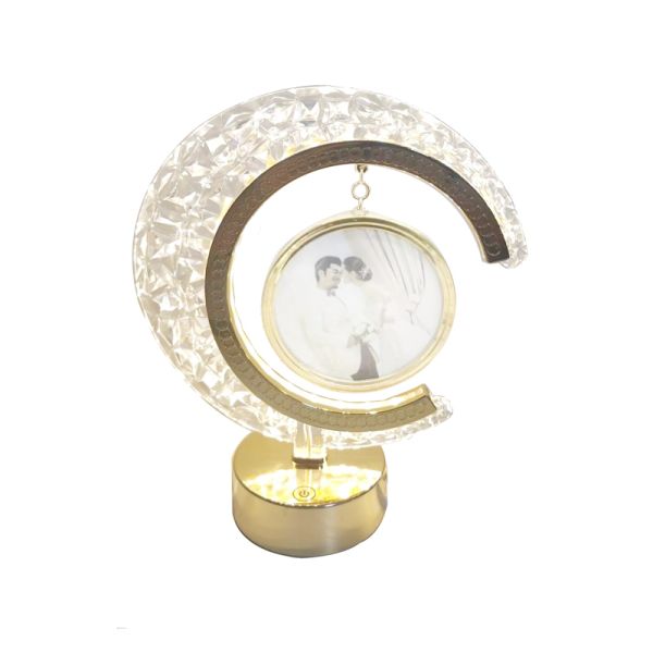 Personalized Night Light Sublimation USB Plastic Photo Frames Led Light Blanks For Wedding Home Hotel Decoration