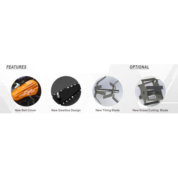 GT400 Mini Power Belt Tiller 77ml Displacement Gasoline Engine