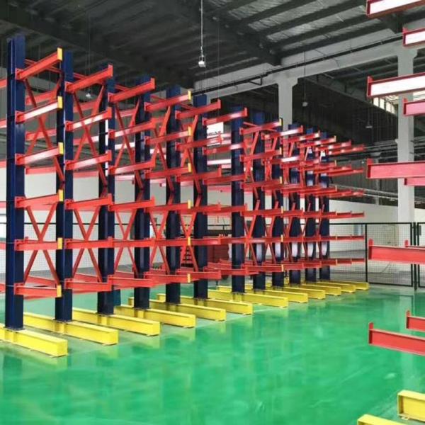Cold Rolled Steel Heavy Duty Cantilever Racks Pullback Design For Hardware Storage