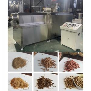 China OEM 0.8-12mm Floating Fish Feed Pellet Making Machine Pet Dog Food Extruder on sale