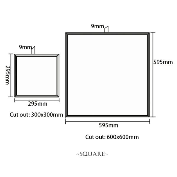 260*260mm 3000K Ceiling Light LED Module SM2835 PCB Aluminum Board