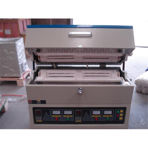 Double Heating Zone High Temperature Vacuum Furnace Programmable Powder Sintering