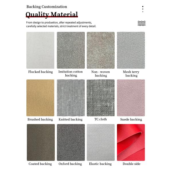 ECO 160cm Wide PVC Cowhide Pattern Double Faced Different Color Artificial Synthetic Leather Shoes Table Mat and Bags Fabric