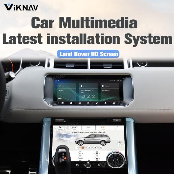 Range Rover Sport L494 Wireless Carplay Android Head Unit And AC Control Screen