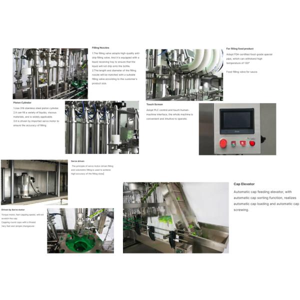 Stainless Steel Fill Seal Packing Machine Line with Roller Sealing Touch Screen Display CE Certified