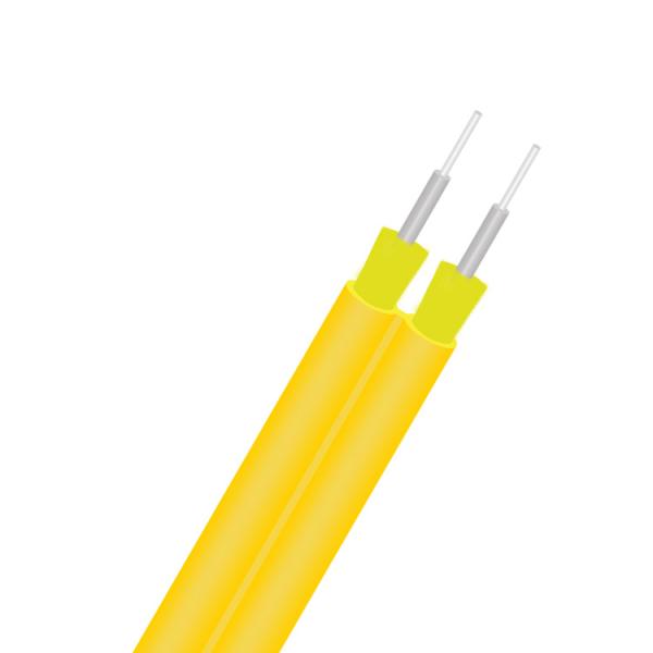 Multimode Indoor Fiber Optic Cable 2 Core Gjfjv Gjfbjv Duplex For Patch Cord