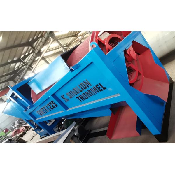 Blue Gold Separation Trommel for Multiple Material Output and Double Screen Efficiency