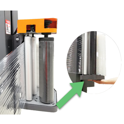 Intelligent Fully Automatic Pallet Wrapping Machine With Top Pressure Auto Cut Film