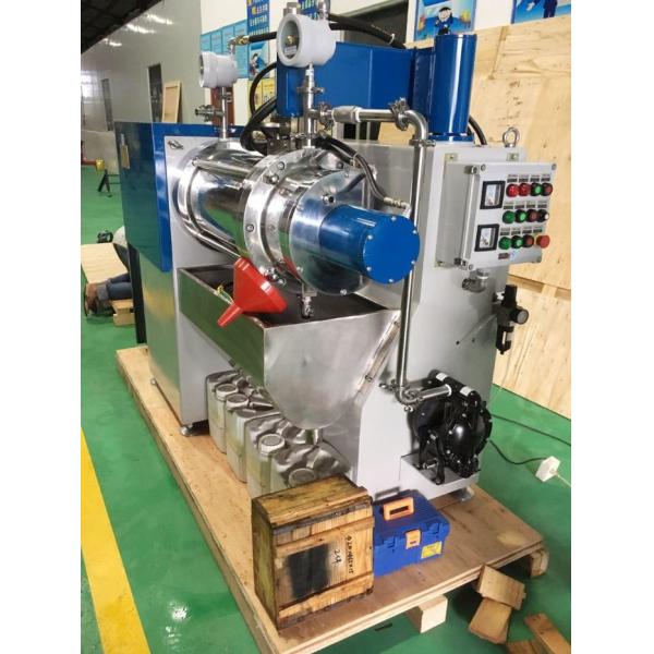 Horizontal Pin Type Sand Mill For Paint 30L Capacity Bead Milling Machine
