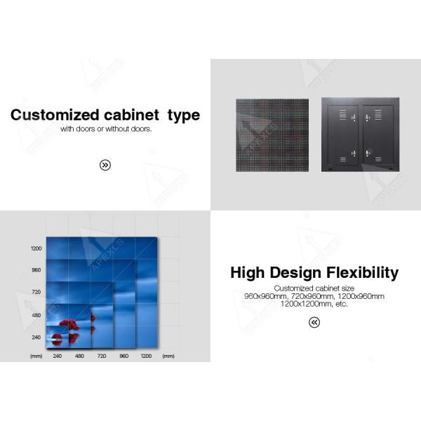 3840Hz DIP346 P10 Led Display Screen For Advertising Outdoor