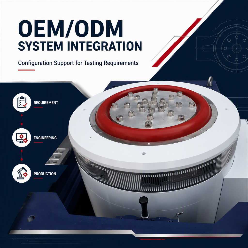 Custom testing equipment design and engineering capabilities