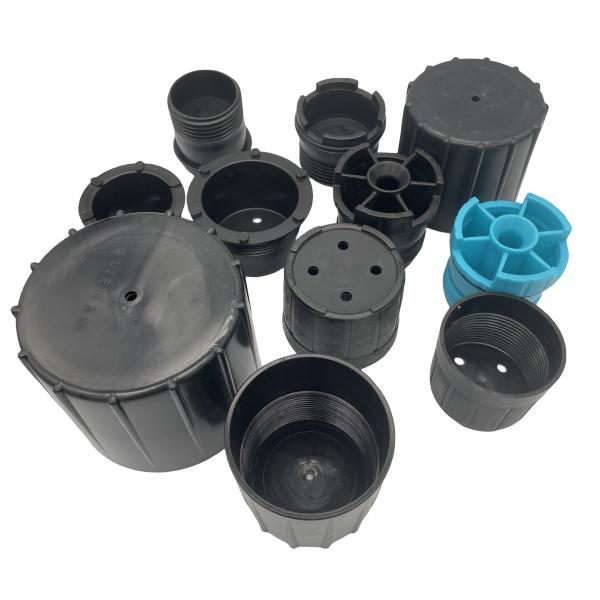 Thread Protector Caps In Different Sizes For Oil Pipe Protection