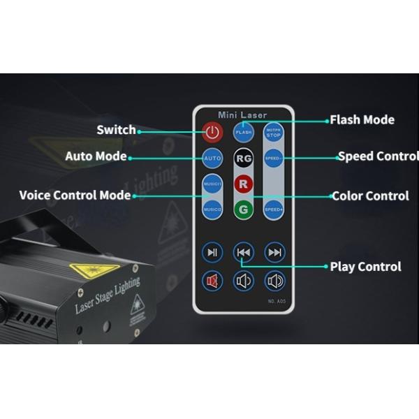LED Laser Party Light Mini Laser Stage Light Projector With Remove Control Tripod