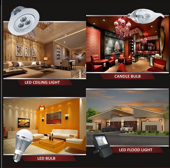 5w Sliver led bulb light with E27 E14 B22