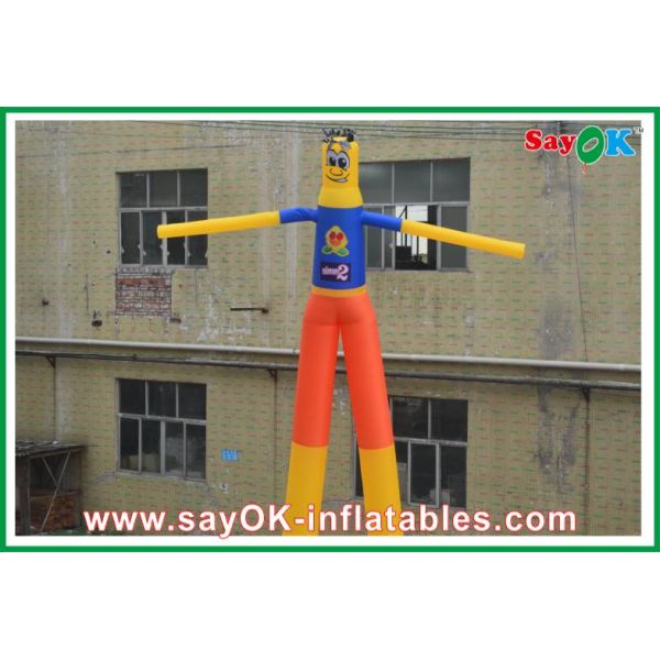 Inflatable Air Man Rip-Stop Nylon Cloth Inflatable Air Dancer Wind-Resistant Height 2M - 8M