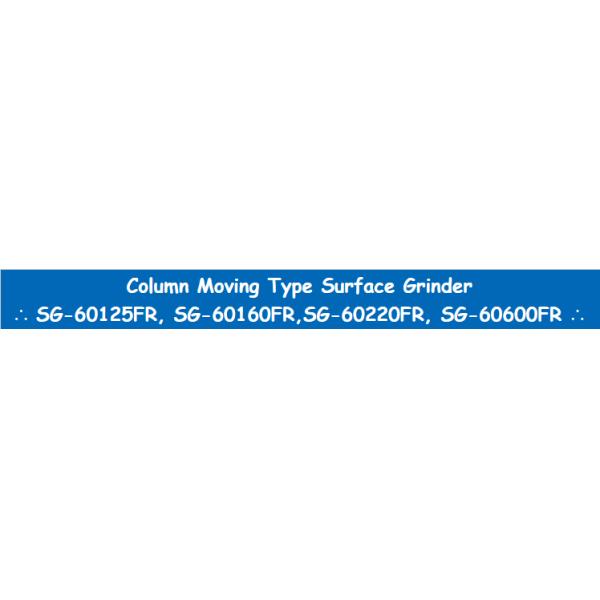 SG Series Conventional Surface Grinding Machine Worktable Size 630*1600mm Weight 7000KG