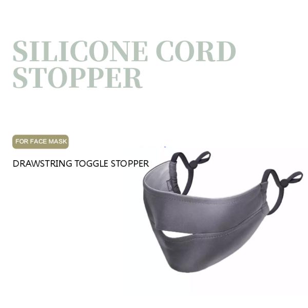 silicone cord stopper drawstring toggle stopper