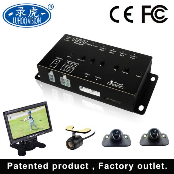 SD Card 3G Vehicle Security Camera System With GPS Tracker 720P Resolution