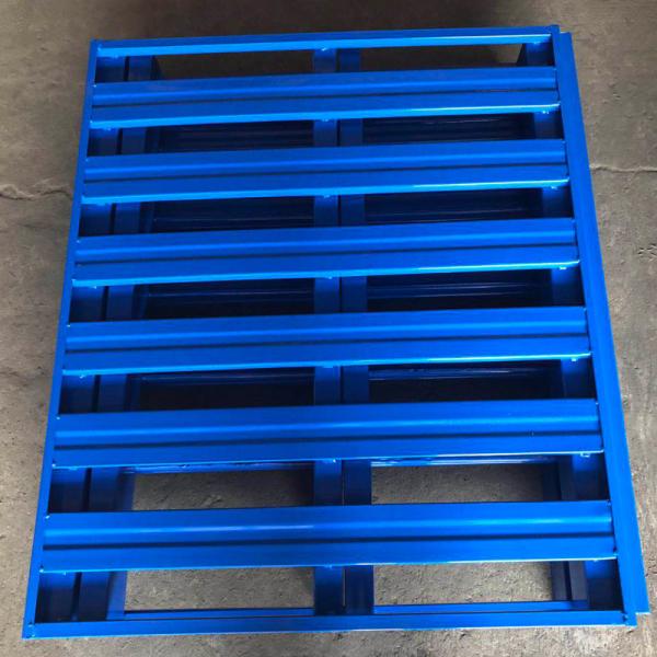 2 Way Entry Type Warehouse Steel Pallet Hot Dip Galvanized Custom Capacity
