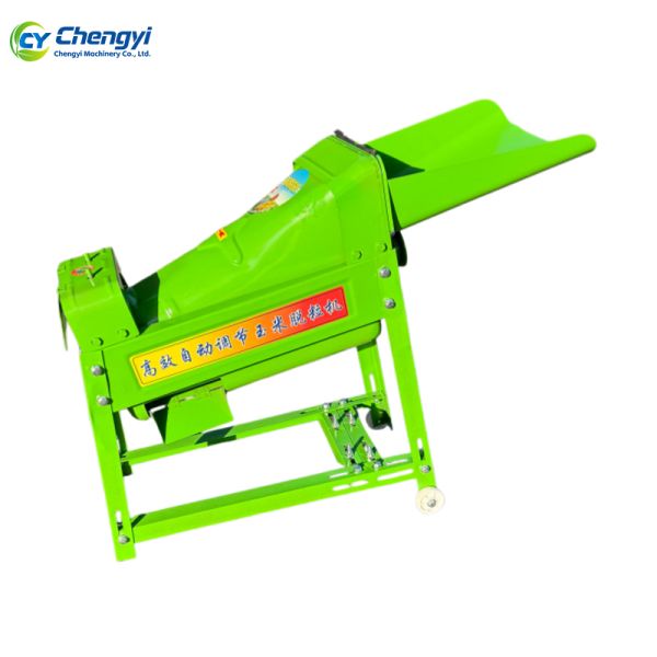 Maize sheller operation view