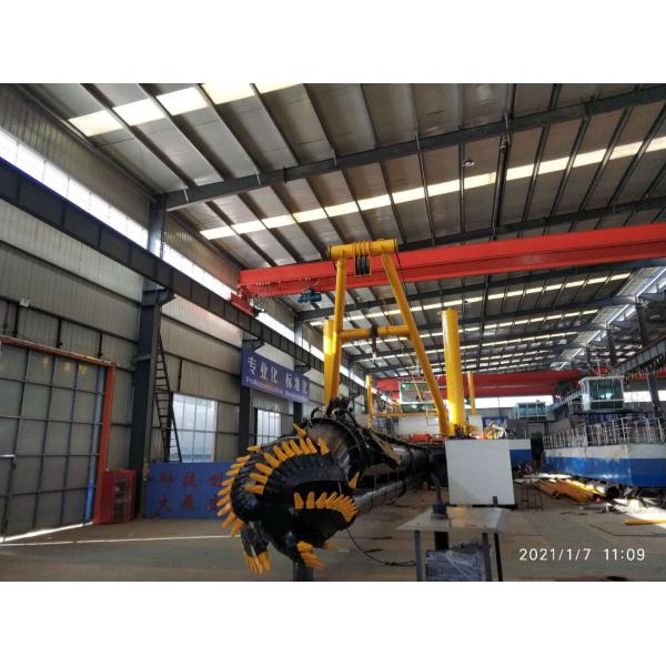 CSD500 20m Depth Cutter Suction Dredger With 4000 Cbm Flow