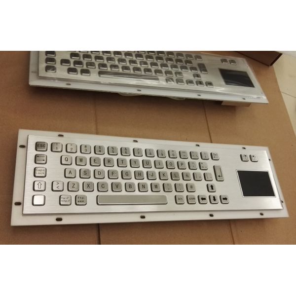 67keys rugged keyboard Usb Ps2 with Rear Panel Mount Sealed Touchpad
