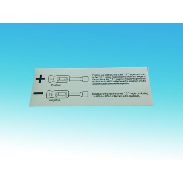 Plastic Rapid Hiv Test Kit Home Use 99% Accuracy