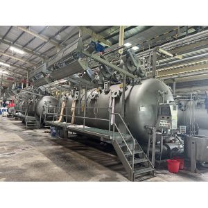 China Low Liquor Ration Airflow Dyeing Machine Water Saving 380V/50HZ on sale