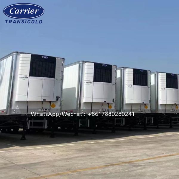 Refrigeration Units Carrier Vector 1550 Self Powered Refrigeration Semi Trailer Truck For Cold Transportation