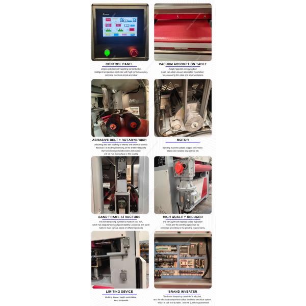 Automatic Grade Automatic Metal Deburring Machine for Edge Rounding and Oxide Removal
