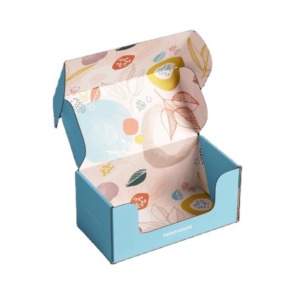 Eco friendly Corrugated Shipping Boxes Embossing Glossy Lamination