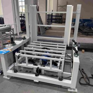 Compact Automatic Pallet Stacker Space Saving System For Packaging Lines