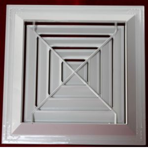 Square ceiling diffuser