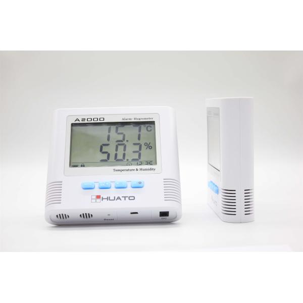 Double External Sensor Digital Thermometer Hygrometer Digital Clock Thermometer