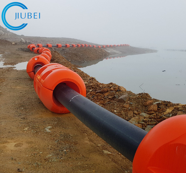 Dredge Hdpe Pipe Floaters Polyethylene Foam Float Medium Density Pre Insulated 300mm