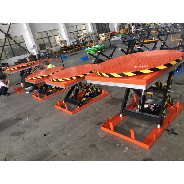 800kg Turntable Electric Lift Table Mobile Lifting Platform For Workshop Maximum Height 40"