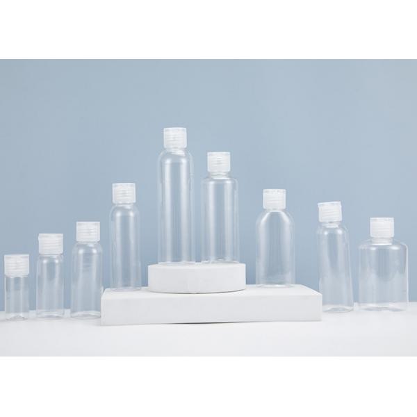 1oz 2oz 3oz 4oz Empty Plastic PET Transparent Bottle Container With Flip Cap