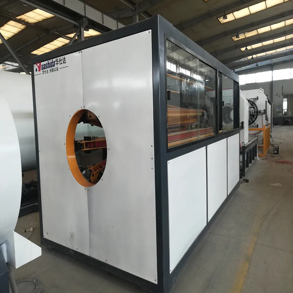 Vacuum Calibration PU Pre-Insulated HDPE Casing Shell Jacket Pipe Extrusion Production Line