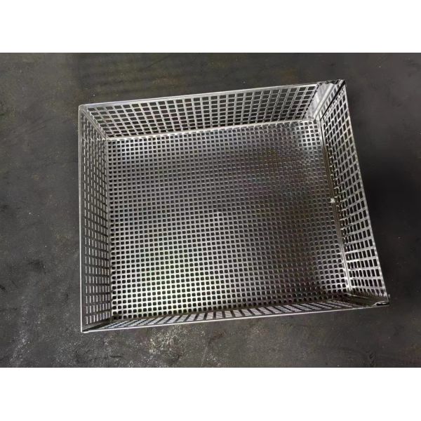 1mm Thick Perforated Metal Mesh Plain Type For Storage Filtration