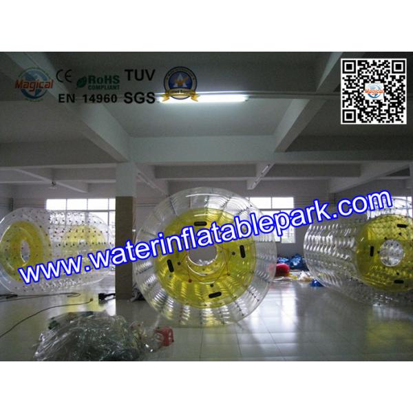 Popular Inflatable Roller Ball With Water Games , Inflatable Fun Roller