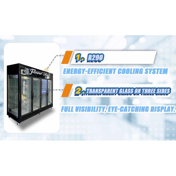 WEIMI Flower Vending Machine with Card Reader: Fresh Flowers Anytime, Easy Payment