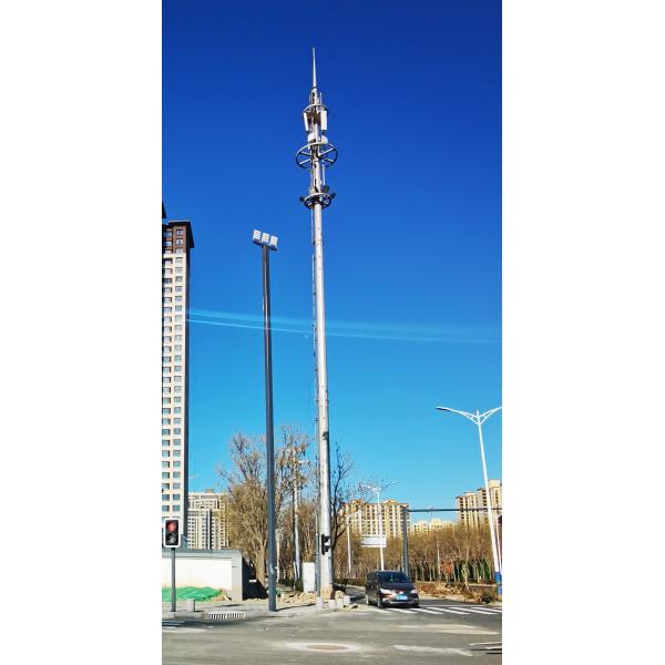 Simple Structure Monopole Communication Tower Convenient Installation And Use