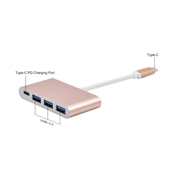4 In 1 Data Transfer 5 Gbps Macbook Pro Usb C Adapter Hub