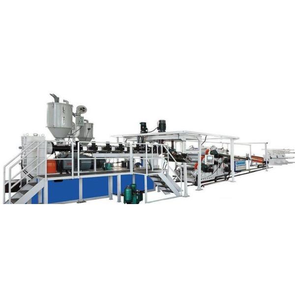 PP Hollow Grid Sheet Machine With Single Screw Extruder Plastic PP Sheet Extrusion Line