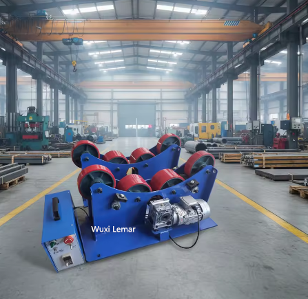 Self Adjusting Welding Rotator 3Ton VFD Stepless Speed Pipe Welding Roller Support