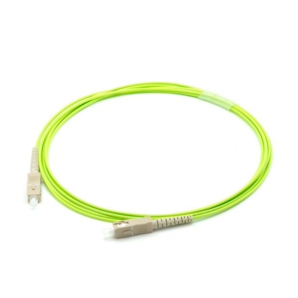 fiber patch cord multimode Simplex 3.0mm LSZH SC PC - SC PC OM5 2m
