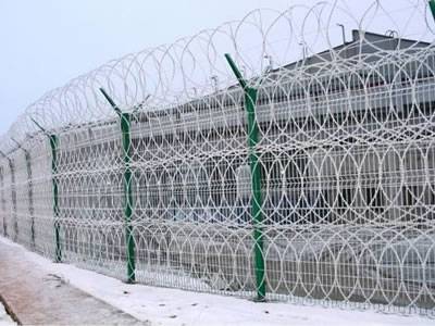 Straight Line Razor Wire Galvanized Welded Razor Barbed Wire Mesh