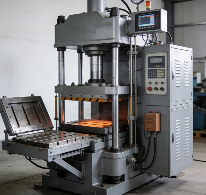 1 Year Core Rubber Vulcanizing Machine Blue Orange Gray Color and Machine Weight Range 500 to 2000 Kg for Rubber Product Vulcanization