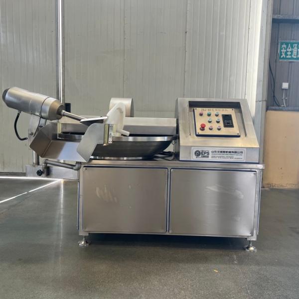 80L Capacity Stainless Steel Fully Automatic Bowl Cutter and Meat Chopper for Food Processing
